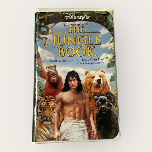 Disney The Jungle Book By Rudyard Kipling VHS 1995 - Picture 2 of 5